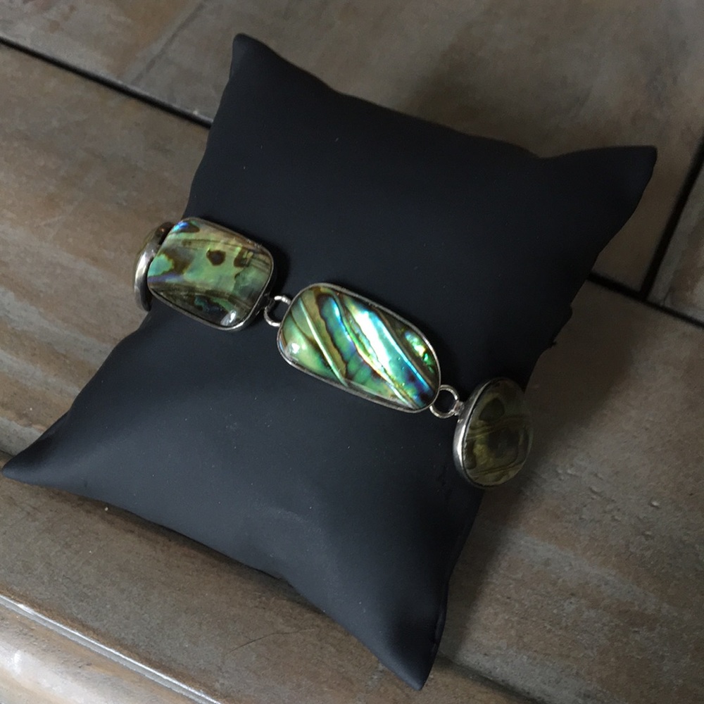 Sterling Silver Abalone bracelet